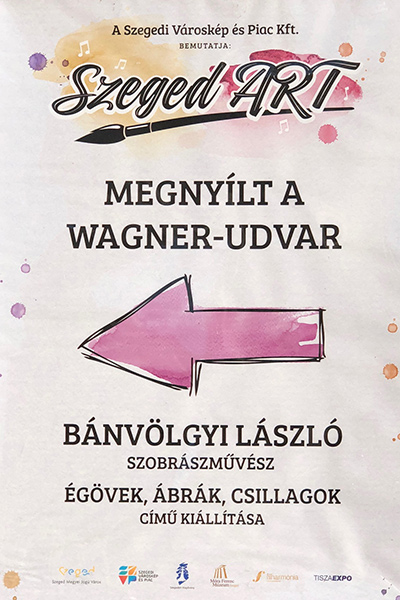 Bánvölgyi László kiállítás a Wagner-udvarban